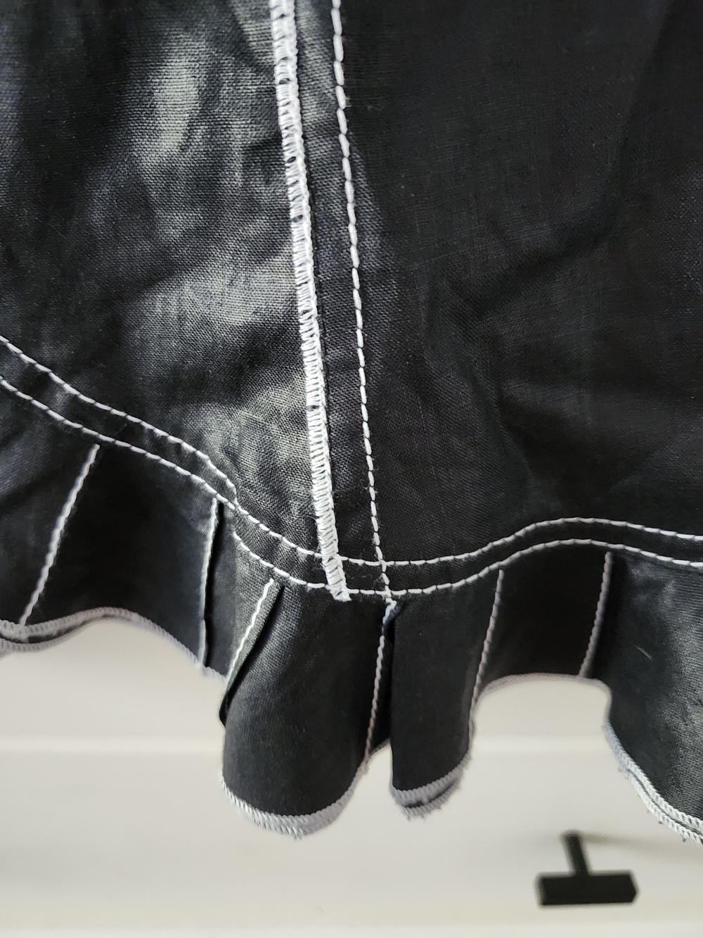Jm Collection Black Ruffle-Trim Jacket - Picture 6 of 6